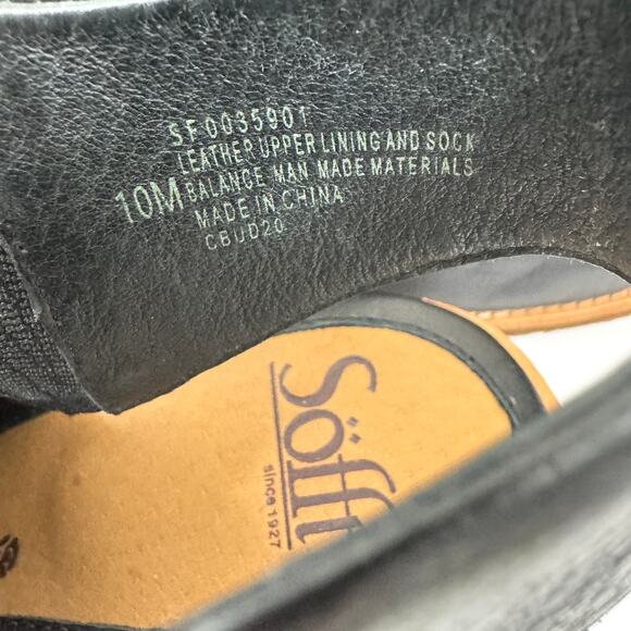 Sofft Womens Arabia Slingback Booties Boots Size 10 Leather Black - Picture 9 of 9